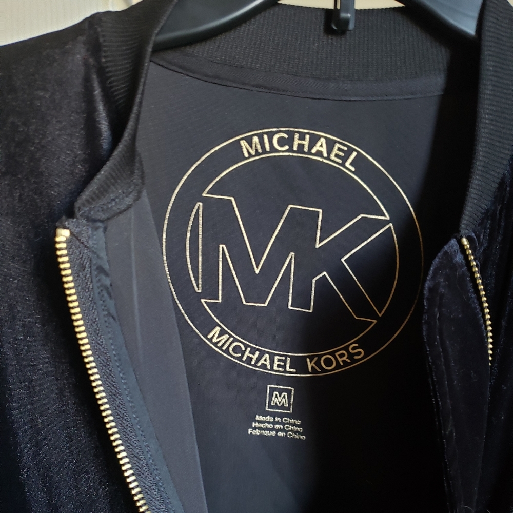 NWOT MICHAEL KORS Velvet Jacket - Picture 2 of 4